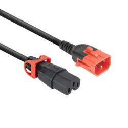 Power cord C13 IEC Lock+ - C15 IEC Lock Dual Locking
