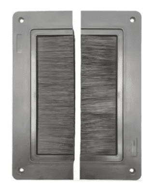 Rektangulær split gulvgennemføring