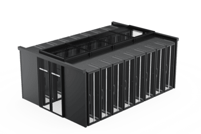 Cold Aisle Containment (koldgangsindkapsling) – fritstående rack