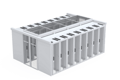 Cold Aisle Containment (koldgangsindkapsling) – fritstående rack