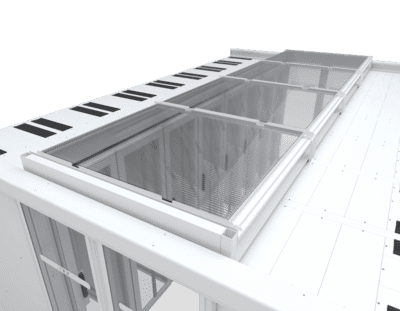 Cold Aisle Containment (koldgangsindkapsling) – fritstående rack