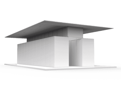 Standing Hot Aisle Containment