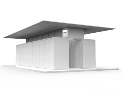 Standing Hot Aisle Containment