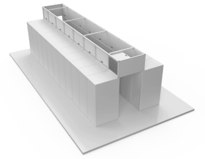 Standing Hot Aisle Containment
