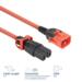 Power cord C13 IEC Lock+ - C15 IEC Lock Dual Locking