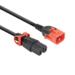 Power cord C13 IEC Lock+ - C15 IEC Lock Dual Locking